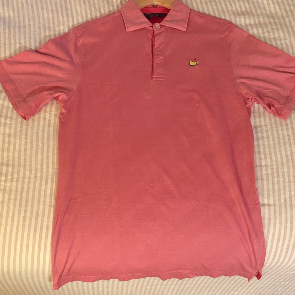 Master polo w/ embroidered logo - salmon